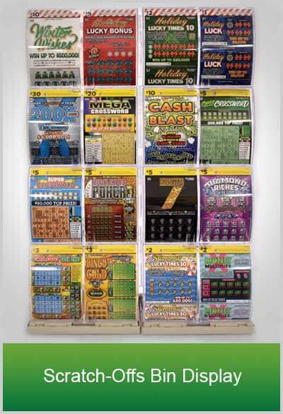 Scratch-Offs Bin Display